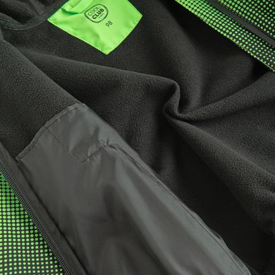 Cool Club, Kurtka softshell chłopięca z kapturem, zielono-czarna