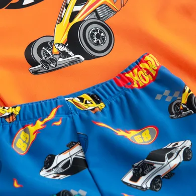 Cool Club, Strój kąpielowy chłopięcy dwuczęściowy, UV 50, mix, Hot Wheels