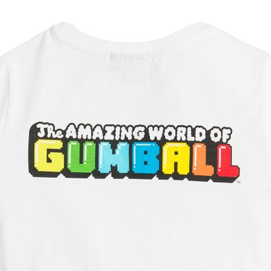 Cool Club, T-shirt chłopięcy, biały, Gumball