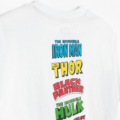 Cool Club, T-shirt chłopięcy, biały, Marvel Super Heroes