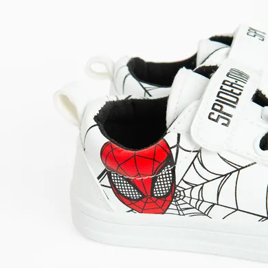 Cool Club, Trampki chłopięce, białe, Spider-Man