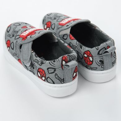 Cool Club, Trampki slip on chłopięce, szare, Spider-Man