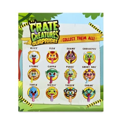 Crate Creatures Flingers, latający potwór, figurka interaktywna
