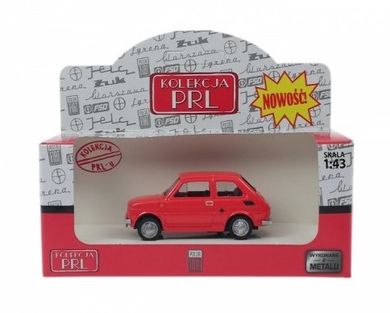 Daffi, Kolekcja Polskiej Motoryzacji, Fiat 126p, pojazd, model metalowy, 1:43
