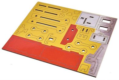 Eichhorn, Strażak Sam, Jupiter, drewniane puzzle 3D