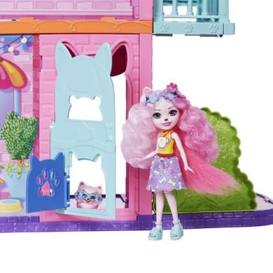 Enchantimals, Miejski domek z kawiarenką, zestaw z lalką i akcesoriami