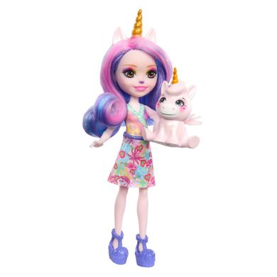 Enchantimals, Ulia Unicorn i Pacifica, lalka + zwierzątko