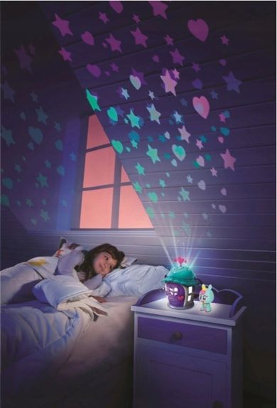 Epee, Luminki, Świecący Przyjaciele, Latarenka ze zwierzakiem, figurka, lampka nocna, niebieska