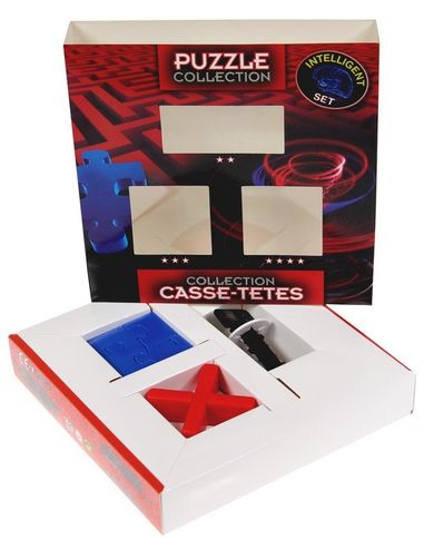 Eureka 3D, Intelligent, Key Maze, Square Jigsaw, Cross Puzzle, łamigłówki