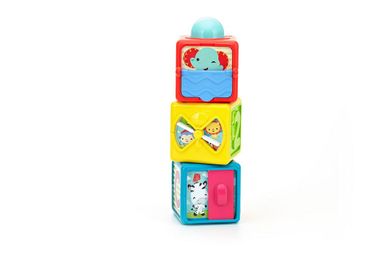 Fisher-Price, Aktywne klocki ze zwierzątkami, zabawka edukacyjna