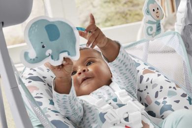 Fisher-Price, Huśtawka leżaczek Deluxe, pastelowa