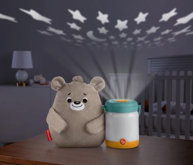 Fisher-Price, Miś ze świetlikami, uspokajacz z dźwiękami i światełkami