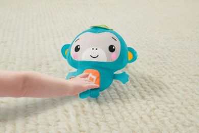 Fisher-Price, Muzyczna Malpka Przytulanka, niemowlęca zabawka interaktywna
