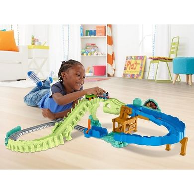 Fisher-Price, Tomek i Przyjaciele, Dino-wystrzał, zestaw z lokomotywką
