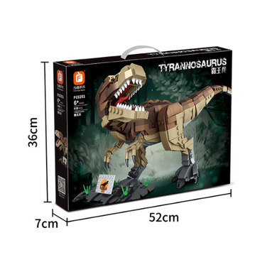 Forange, Dinozaur Tyrannosaurus, klocki konstrukcyjne, 939 elementów