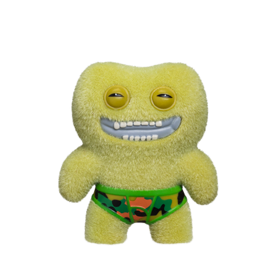 Fuggler, Gaptooth Mcgoo Lilac, Indecisive Monster Green, Munch Munch Tie-Dye, Count Underoo Mcgoo Green, figurki kolekcjonerskie, 4 szt.