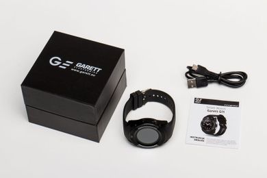 Garett, smartwatch, zegarek G11, czarny