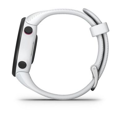 Garmin, Forerunner 45, zegarek biegowy, biały, 010-02156-10