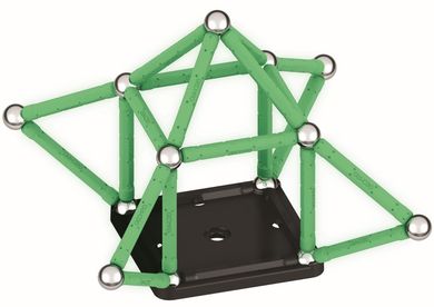 Geomag, Glow Recycled, konstrukcyjne klocki magnetyczne, 42 elementów