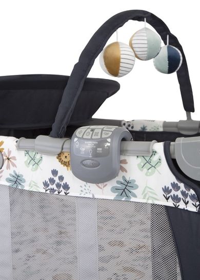 Graco, Contour Electra, łóżeczko niemowlęce z funkcją wibracji, Black