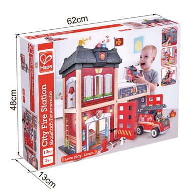 Hape, Remiza Strażacka, zestaw do zabawy