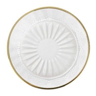 Homla, Barrel, miska, szklana we wzory, 18 cm