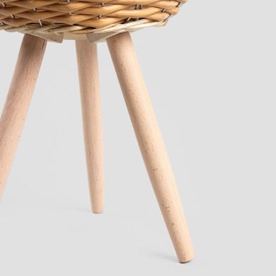 Homla, Florsu, kwietnik na nóżkach, beżowy, 26-45 cm
