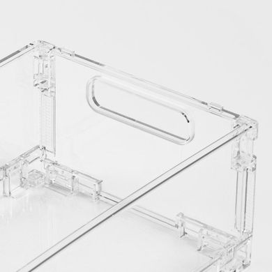 Homla, Kenta, organizer, transparentny, składany, 30,5-20,5-12 cm