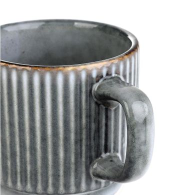 Homla, Labarro, Kubek prążkowany szary, 0,25 l, 869070