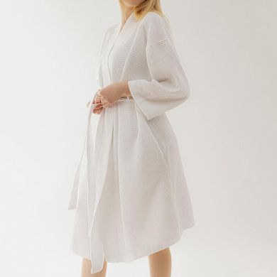 Homla, Vaffel, szlafrok, biały, rozmiar L/XL