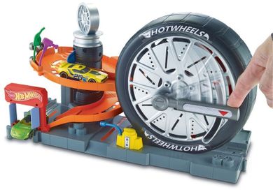 Hot Wheels City, Odjazdowy warsztat opon, zestaw
