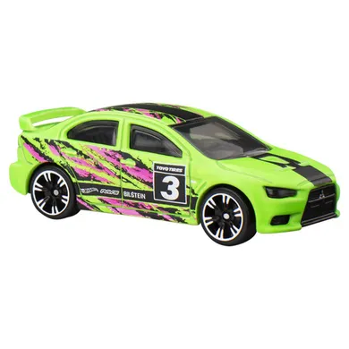 Hot Wheels, Neon Speeders, 2008 Lancer Evolution, pojazd, 1:64, JCB02