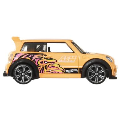 Hot Wheels, Neon Speeders, Mini Cooper S Challenge, pojazd, 1:64, JBY96