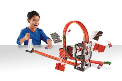 Hot Wheels, Track Builder, Szalone kraksy, zestaw torów