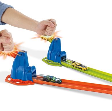 Hot Wheels, Waga zwycięstwa, zestaw torów, 3 samochody