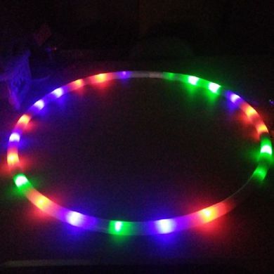 Hula Hop, świecące, LED, 80 cm