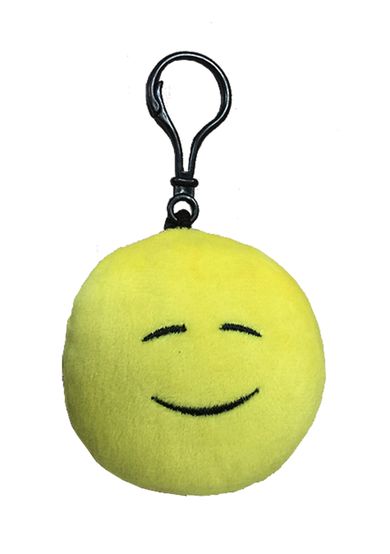 Imoji, Emotikon, brelok pluszowy, 7 cm