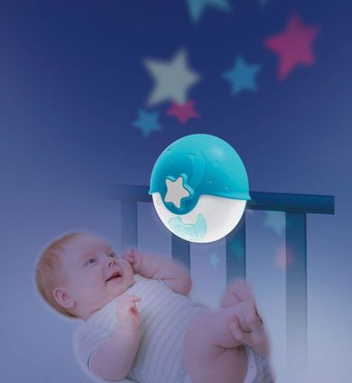 Infantino, projektor 2w1, niebieski