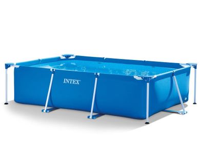 Intex, basen ogrodowy stelażowy, zestaw 2w1, 300-200-75 cm