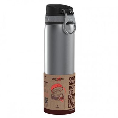 Ion8, butelka termiczna, double wall grey, 500 ml