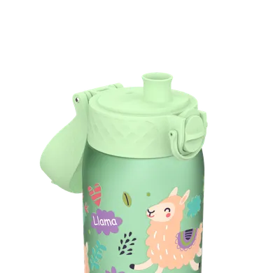 Ion8, Lama, bidon z ustnikiem, zielony, 350 ml