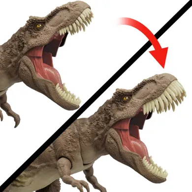Jurassic World, Totalny Atak T-Rex, figurka dinozaura