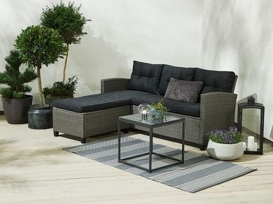 Jysk, Mora, sofa ogrodowa, narożna