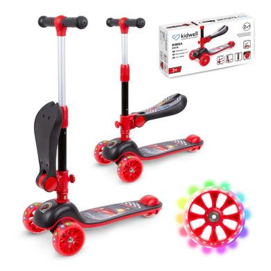 Kidwell, Rimba, hulajnoga 3-kołowa, balansowa, z siedziskiem, race