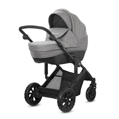 Kinderkraft, Prime Lite, wózek wielofunkcyjny 3w1, Grey