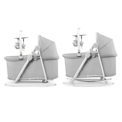 Kinderkraft, Unimo, leżaczek, bujaczek, krzesełko 5w1, Stone Grey