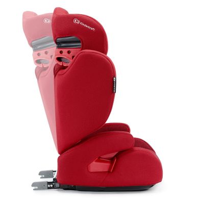 Kinderkraft, XPAND, fotelik samochodowy, 15-36 kg, czerwony
