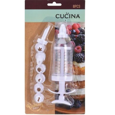 La Cucina, strzykawka szpryca do kremu, 9 elementów