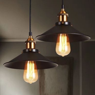 Lampa wisząca Retro, czarna