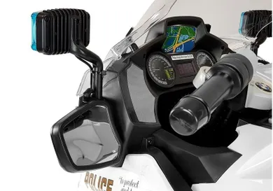 Lean Cars, BMW R1200, Motor policyjny, pojazd na akumulator, biały